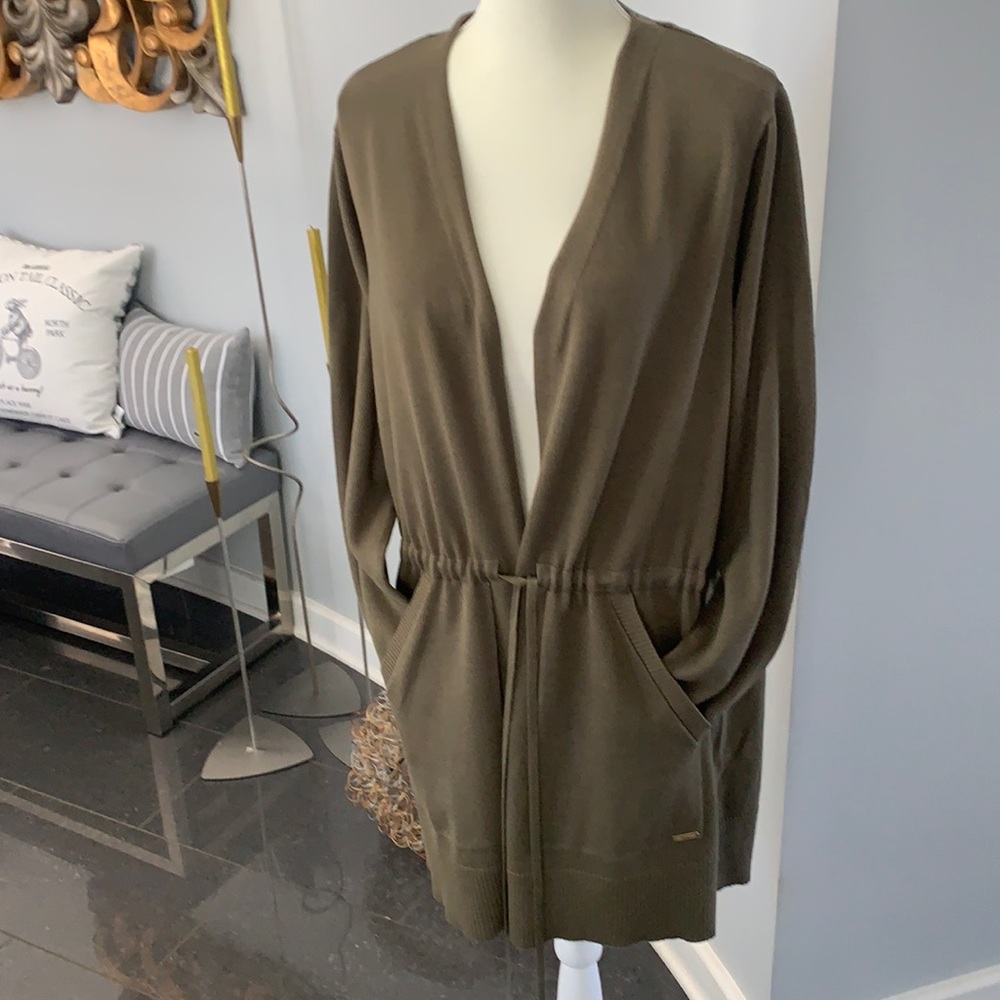 NWT Calvin Klein Drawstring Cardigan